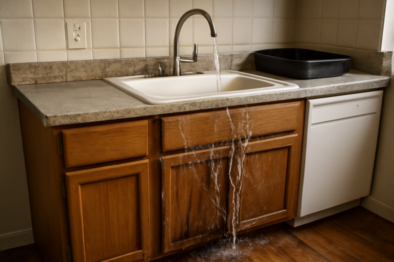 Sink Overflow Water Removal