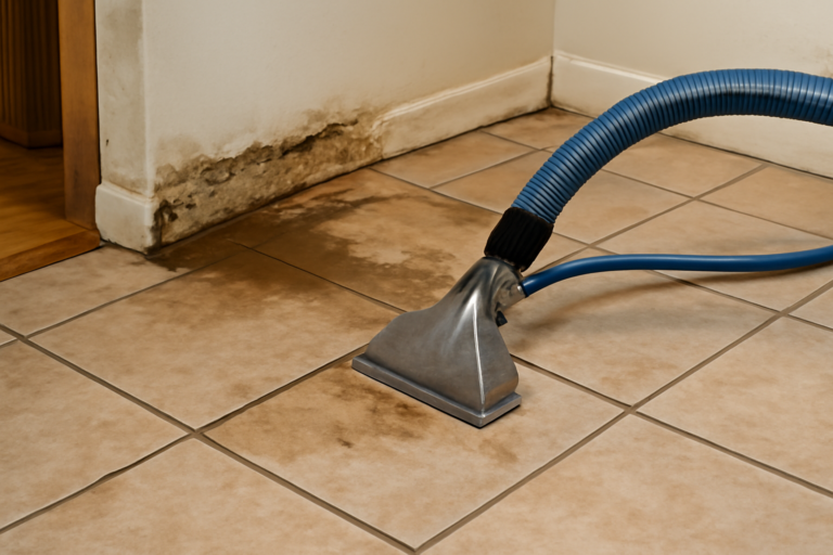Tile Floor Water Extraction