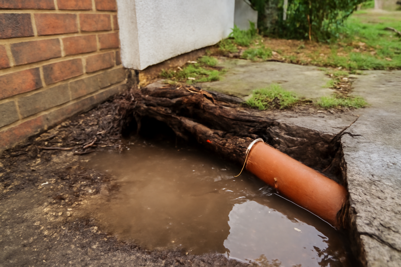 Tree Root Pipe Damage Water Removal in Everman, TX